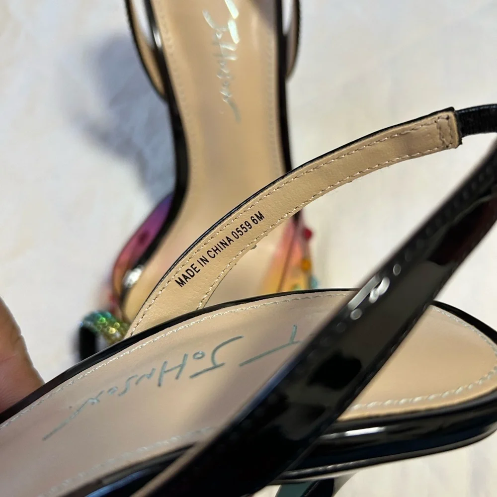 Betsey Johnson Multicolor Beaded Heels
